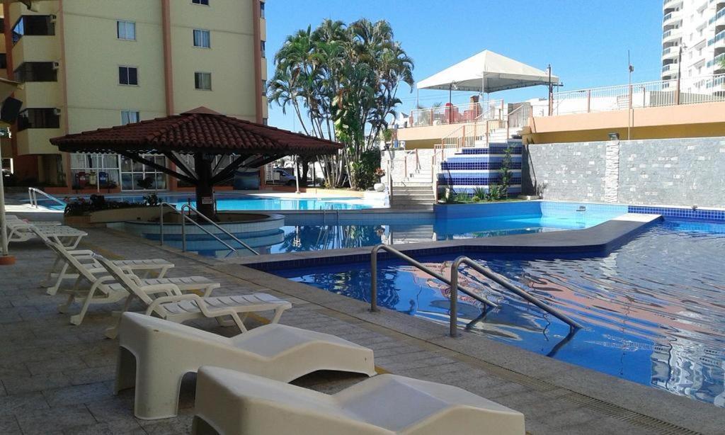 Caldas Novas - Go - Apartamento Parque Das Aguas Quentes Bloco 1 - Em Frente Clube Prive Exterior photo